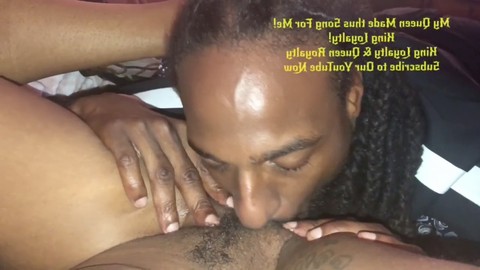 Black king dick, squirt while fucking, lesbian anal strapon